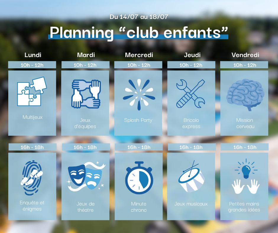 C315-1 CAMPING le bosc saint cyprien activites club enfant