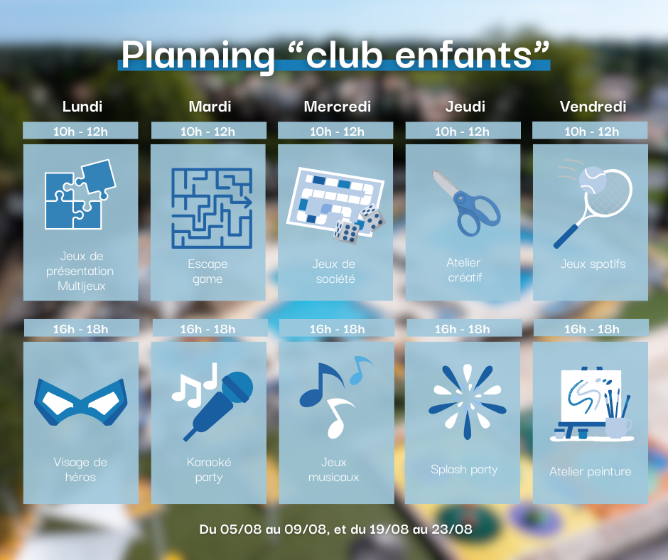C315-1 CAMPING post club enfant 4